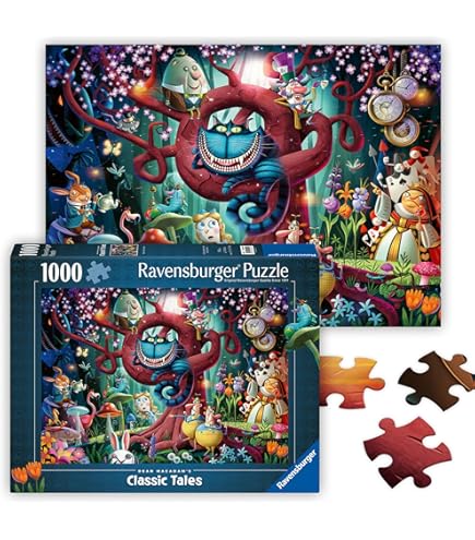 Amazon.com: Ravensburger Midnight at The Library 1000 Piece Jigsaw
